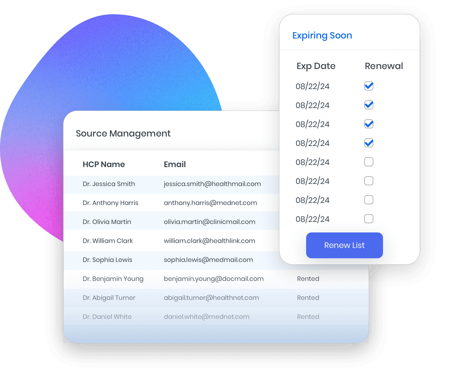 Manage Expirations